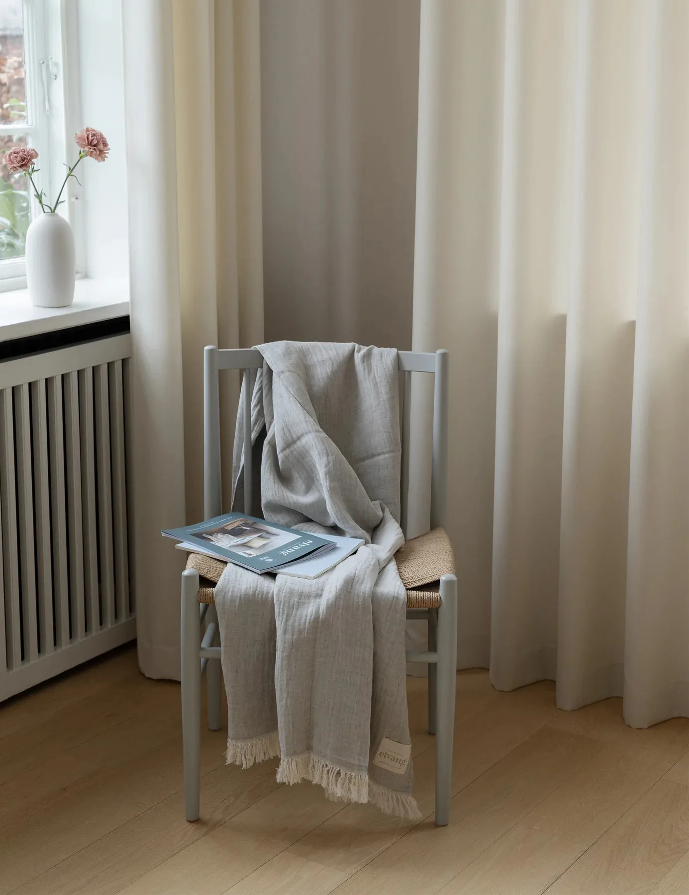 Ριχτάρι, Lavender, 130x180 εκ, Γκρι Elvang Denmark