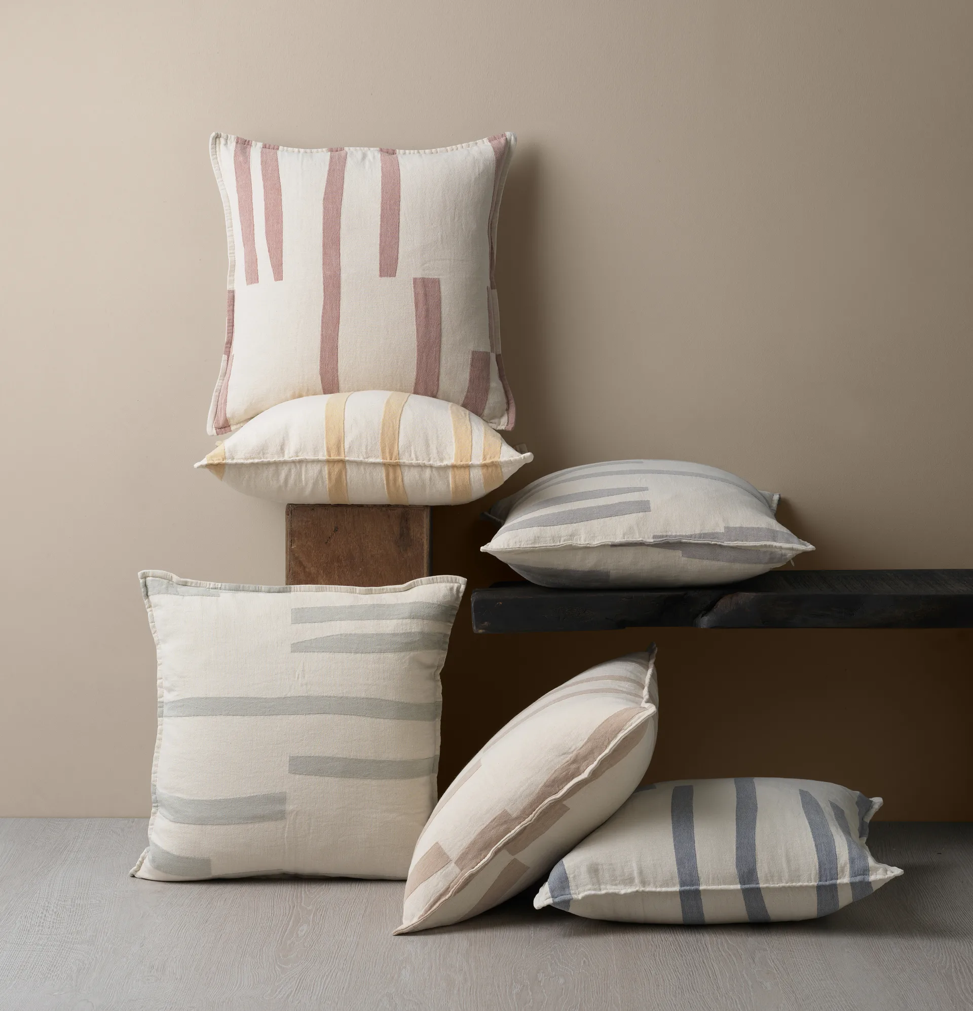 Lyme Grass καλύμματα μαξιλαριών 50x50 cm, Γκρι Elvang Denmark