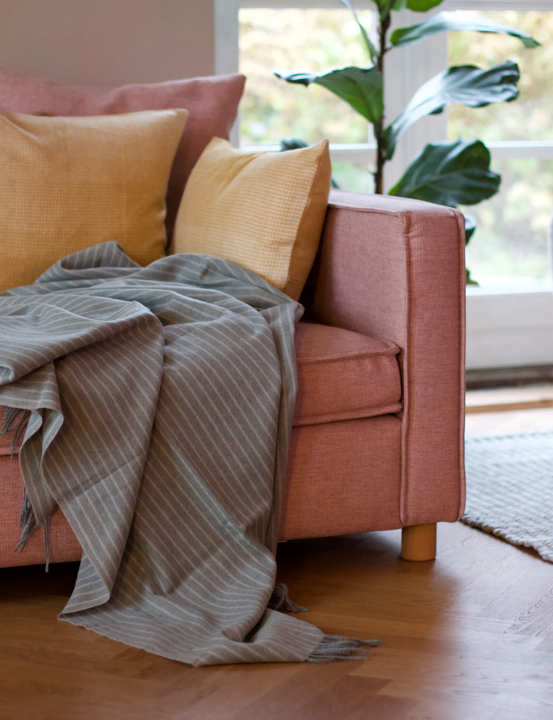 Stripes ριχτάρι 130x200 cm, Πράσινο Elvang Denmark