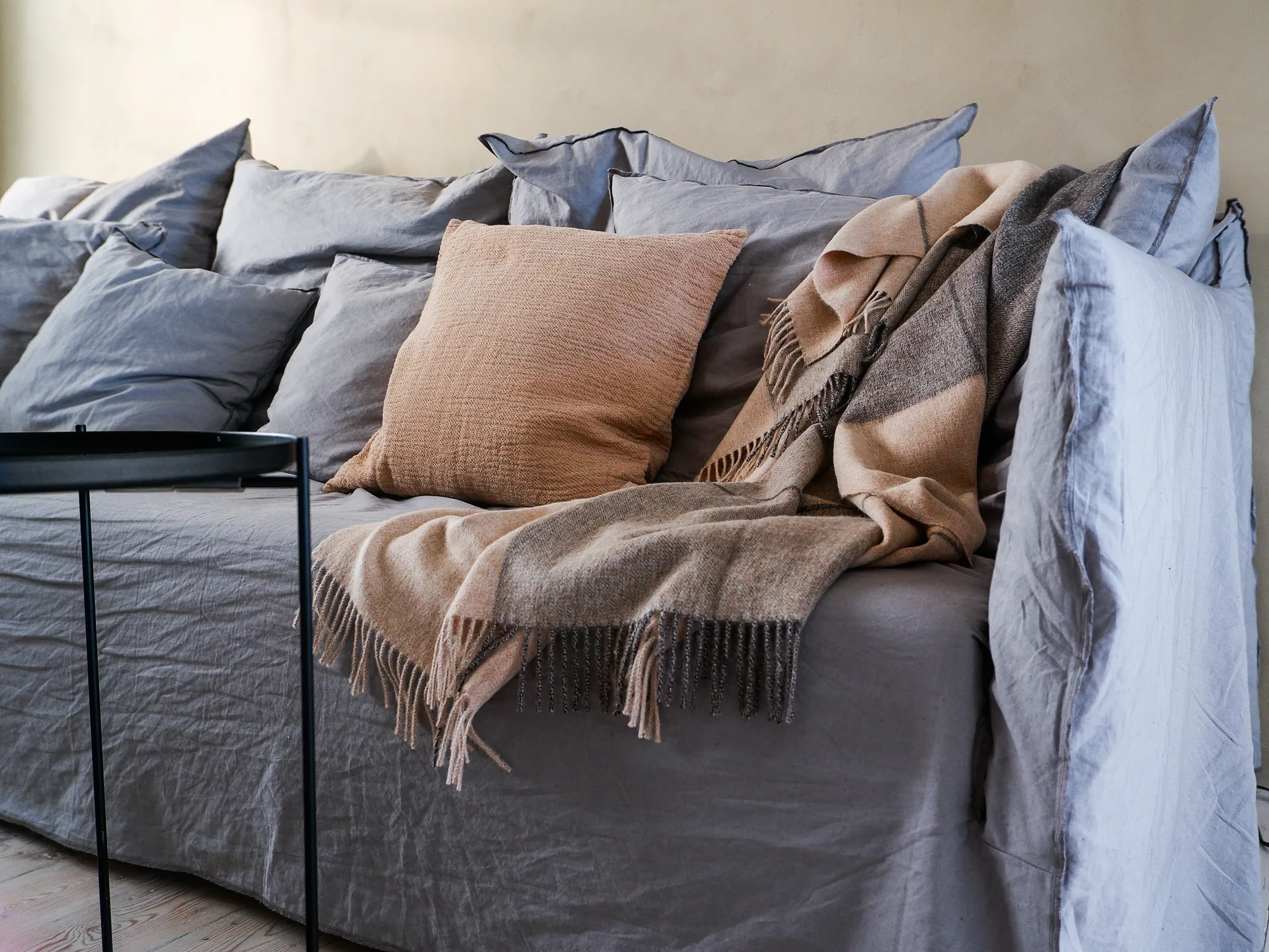 Thyme κάλυμμα μαξιλαριού 50x50 cm, μπεζ Elvang Denmark