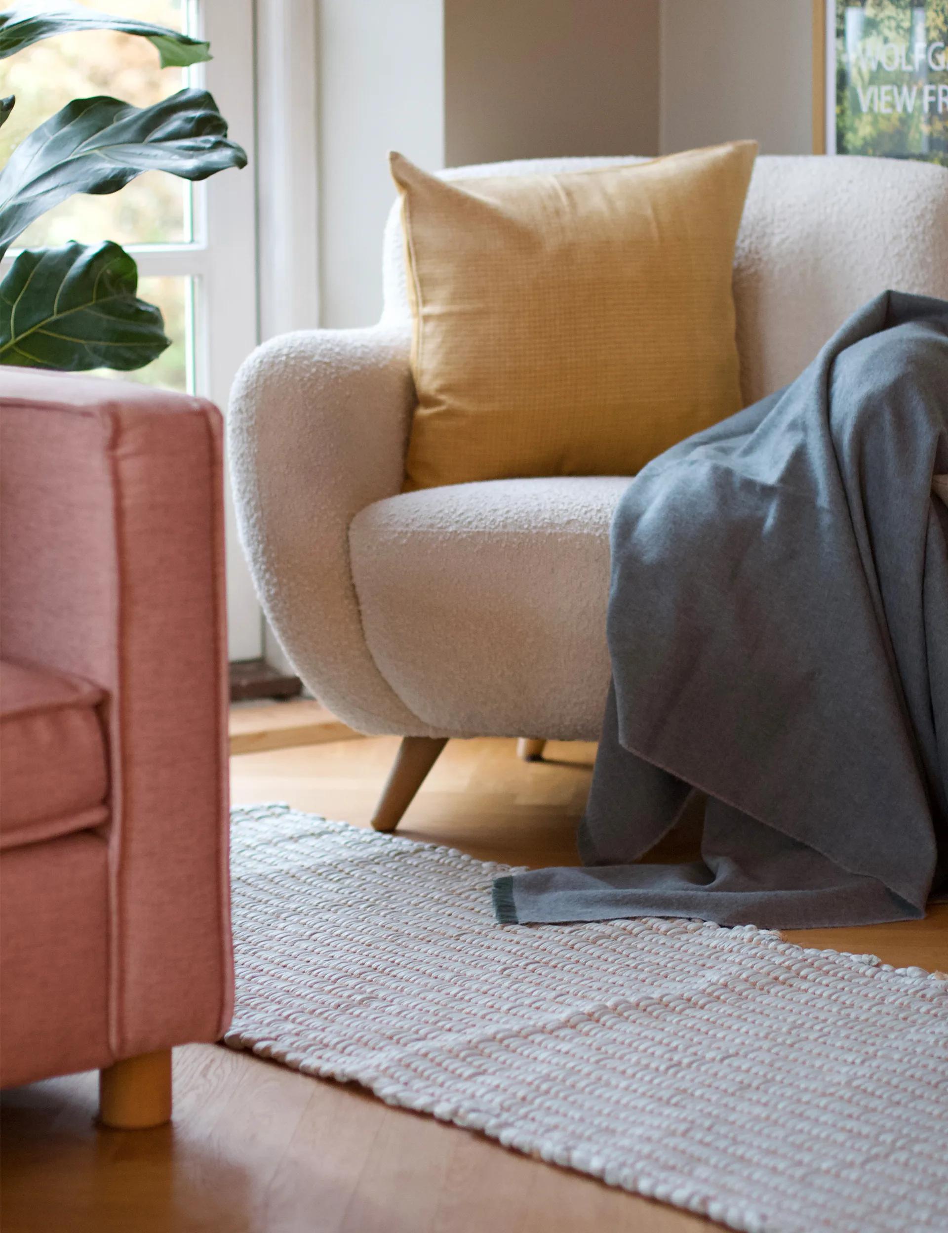 Walnut χαλί 60x150 cm, Ιβουάρ Elvang Denmark