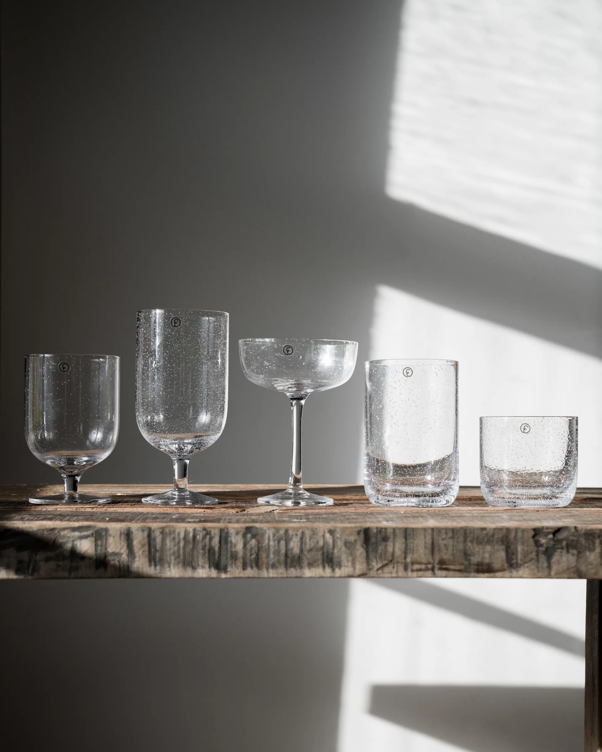 Ποτήρι coupe Ernst, ανάγλυφο γυαλί, 20 cl, σετ 2 τεμαχίων, Διαφανές ERNST