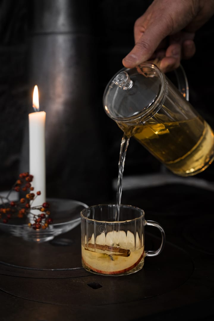 Γυάλινη κανάτα Ernst με ανάγλυφο σχέδιο, 1 L, Διαφανές ERNST