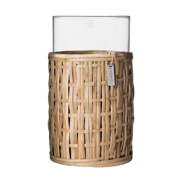 Ernst βάζο/φανάρι σε καλάθι - Φυσικό, Ø10x18 εκ. - ERNST