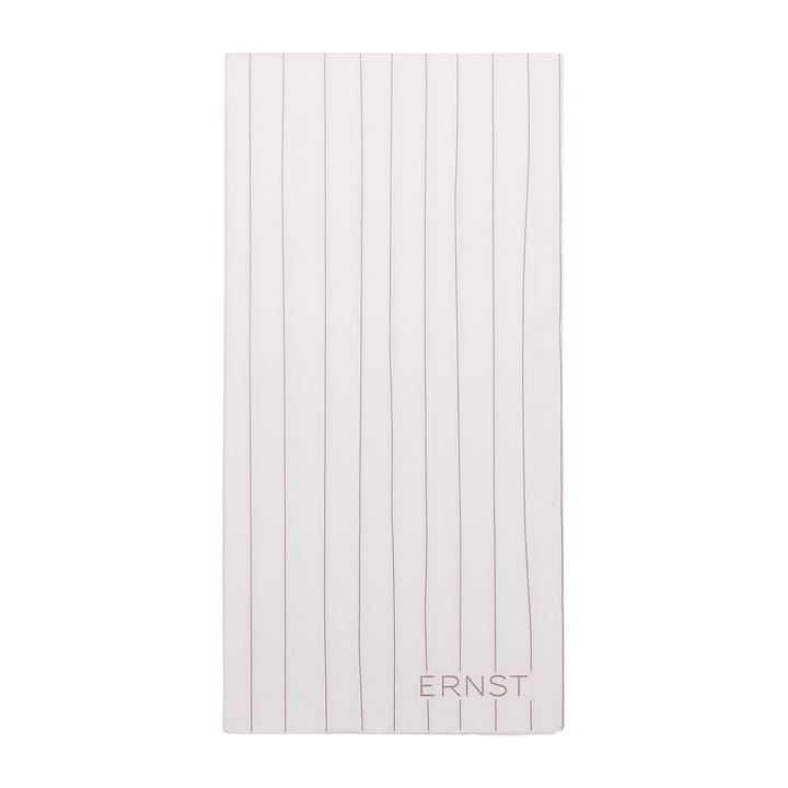 Ernst ριγέ χαρτοπετσέτε�ς 10x20 cm Συσκευασία 20 τεμαχίων - λευκό-γκρι - ERNST