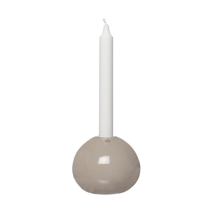 Γυάλινο κηροπήγιο Ernst Ø11 cm, Beige ERNST