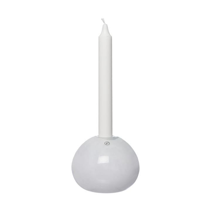 Γυάλινο κηροπήγιο Ernst Ø11 cm - White - ERNST