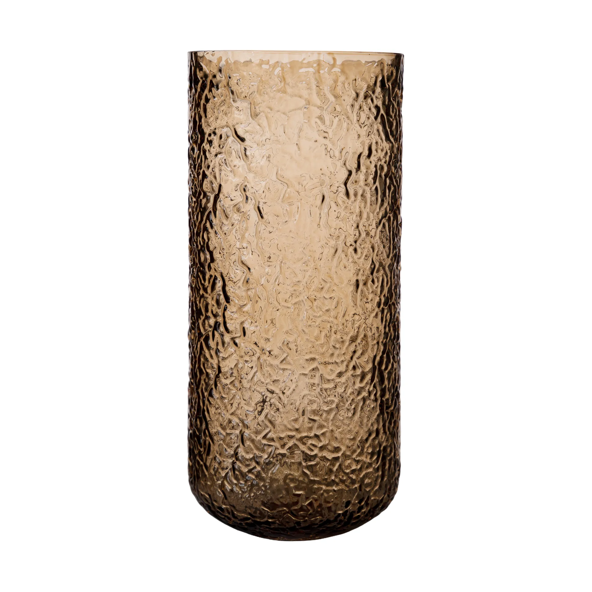 Ernst βάζο/φανάρι με σχέδιο, Κεχριμπάρι, Ø11x25 εκ. ERNST