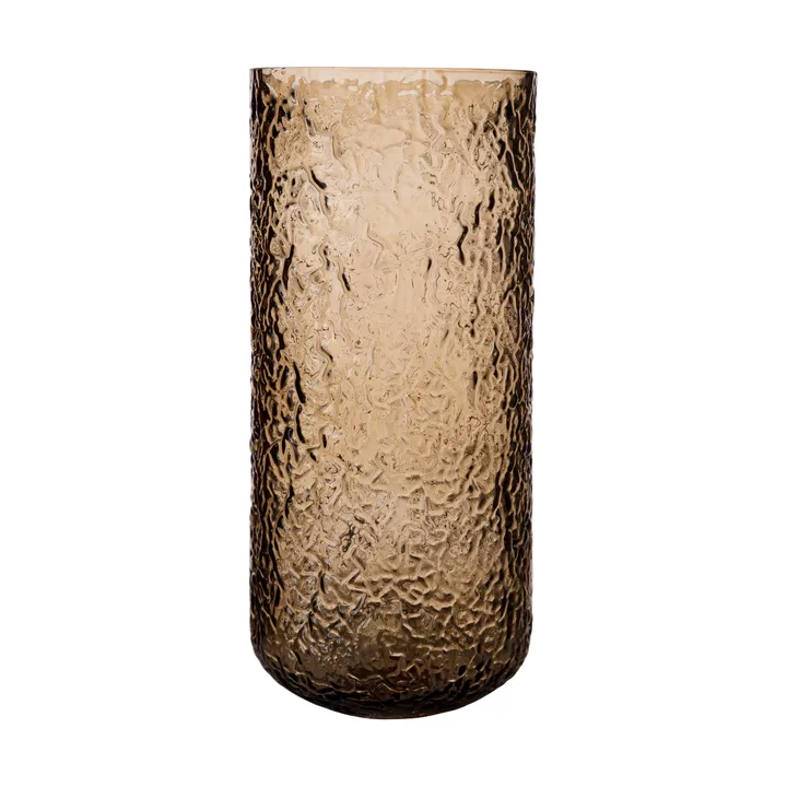 Ernst βάζο/φανάρι με σχέδιο - Κεχριμπάρι, Ø11x25 εκ. - ERNST