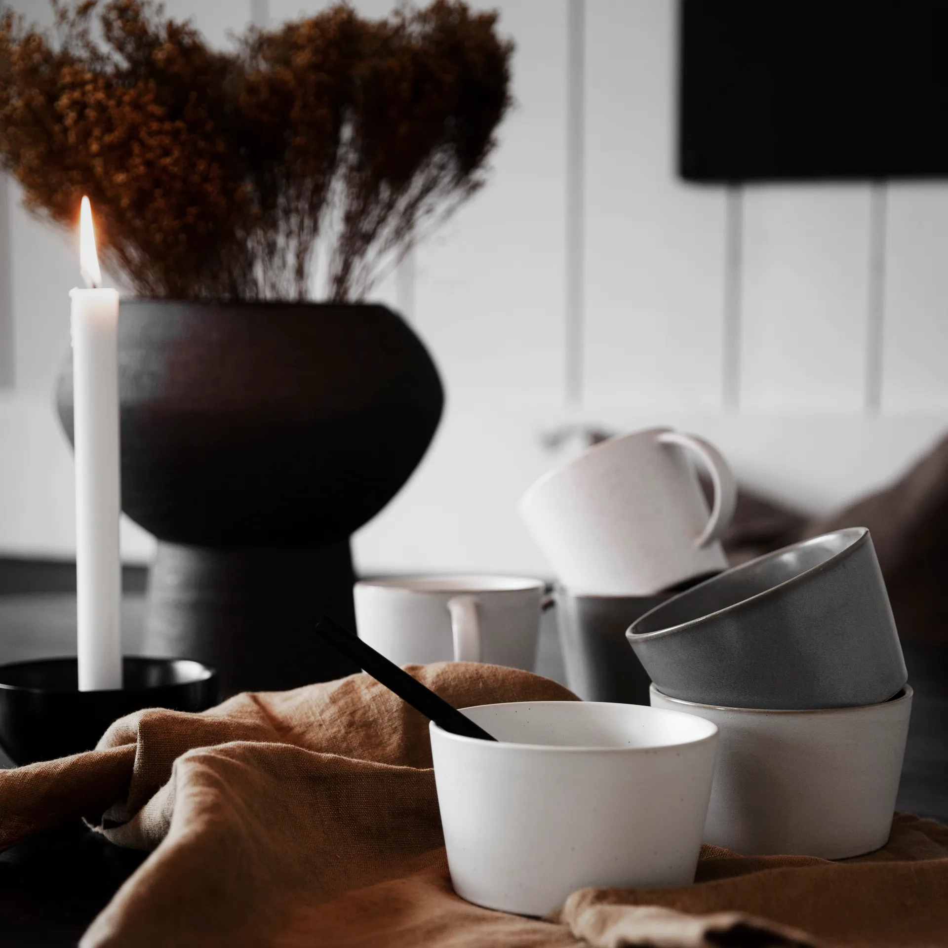 Ernst μπολ Ø12 cm, Λευκό-με στίγματα ERNST