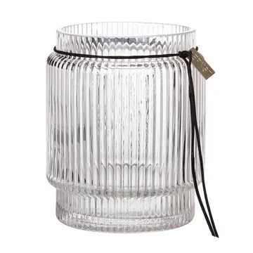 Ernst διαφανές βάζο από ραβδωτό γυαλί - Ø 12,7 cm - ERNST