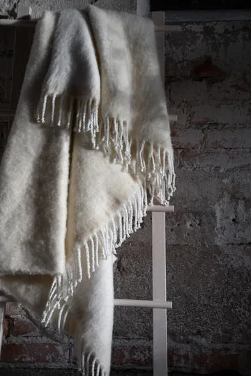 Ριχτάρι Ernst με κρόσσια, 130x170 εκ. - Φυσικό λευκό - ERNST