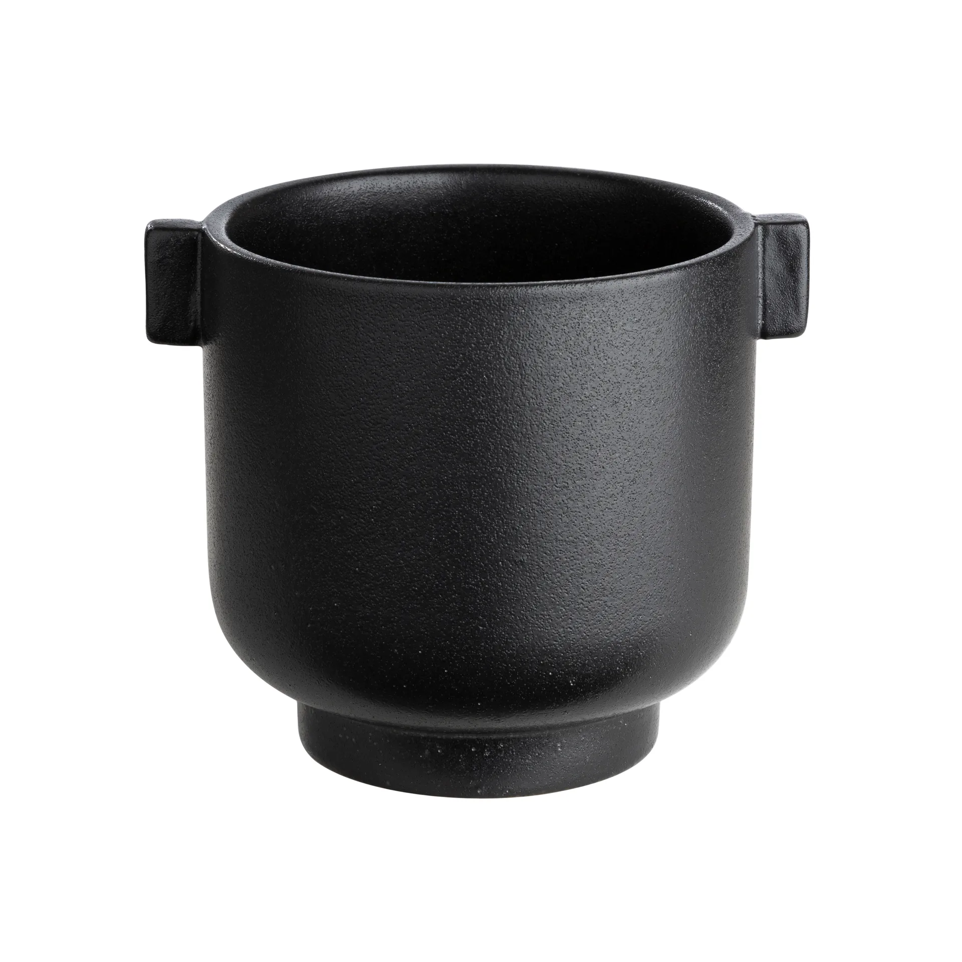 Ernst γλάστρα με λαβή μαύρη, 14 cm ERNST