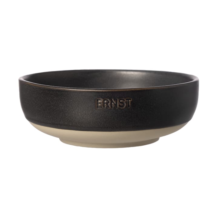 Ernst μπολ - Ματ μαύρο-φυσικό πάτο, Ø14 cm - ERNST