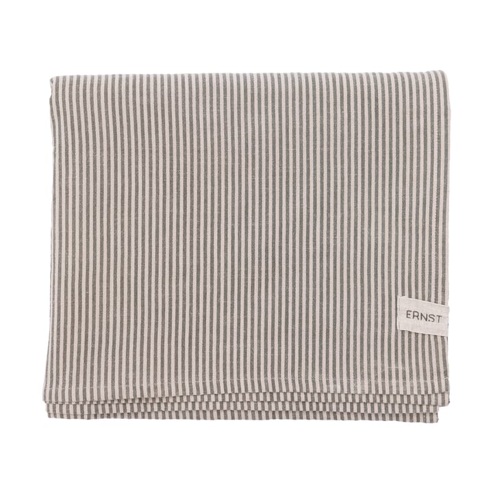 Ernst τραπεζομάντηλο με στενές ρίγες 145x300 cm - Πράσινο-μπεζ - ERNST