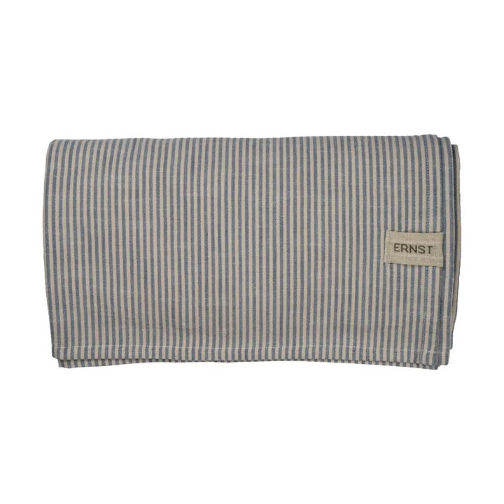 Ernst τραπεζομάντηλο με στενές ρίγες 145x300 cm - Μπλε-λευκό - ERNST