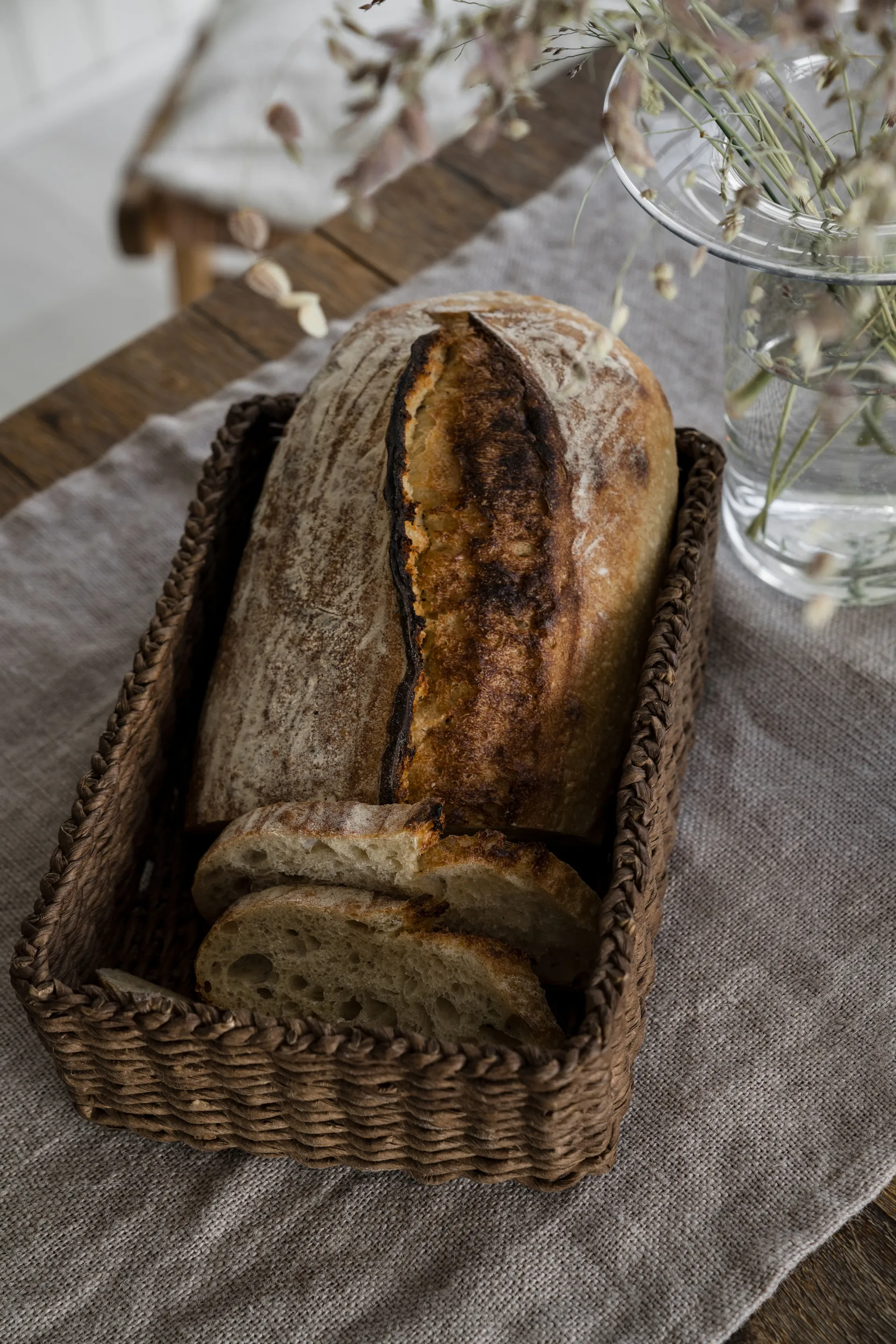 Ernst καλάθι 14x23 εκ., Σκούρο καφέ ERNST