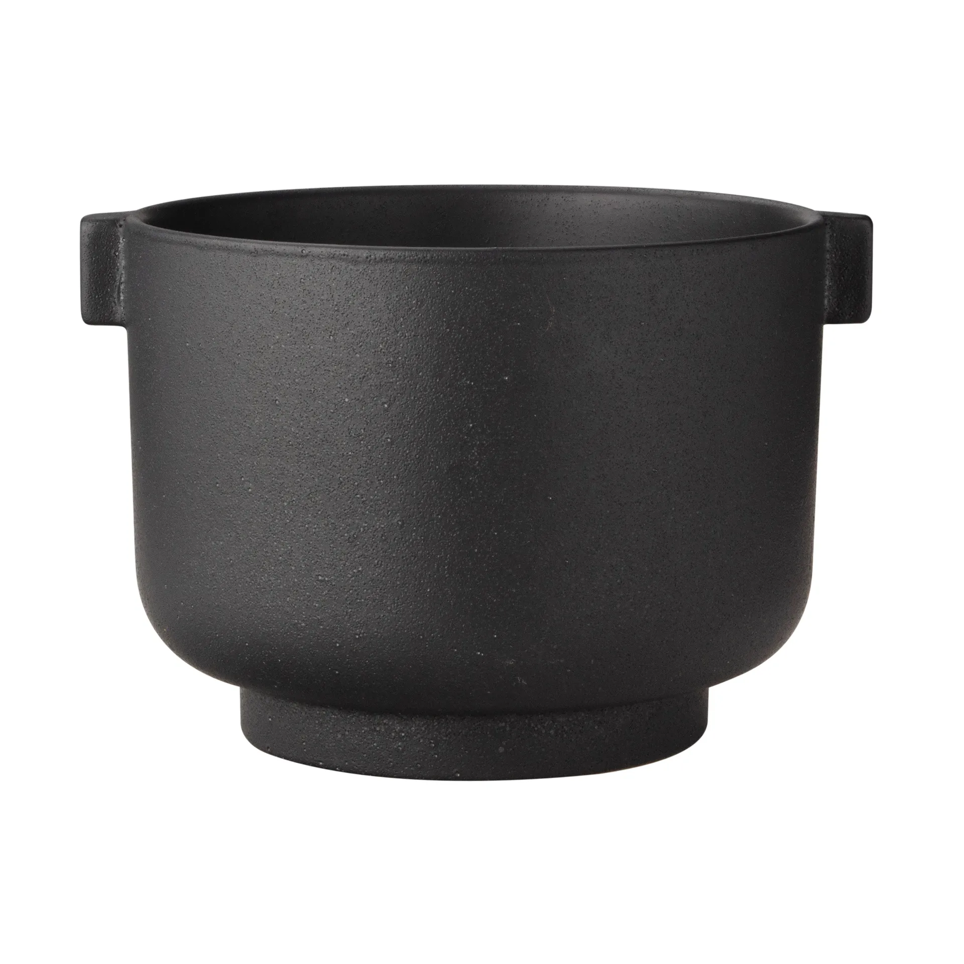 Ernst γλάστρα με λαβή μαύρη, 15 cm ERNST