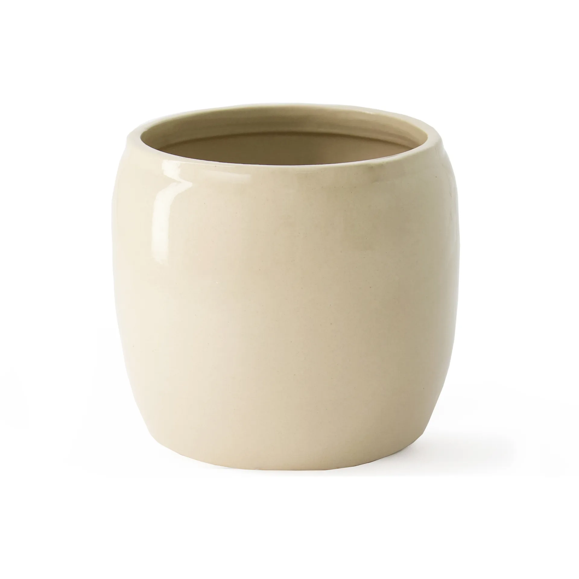 Ernst λουστραρισμένη γλάστρα Ø17,5 cm, Μπεζ ERNST
