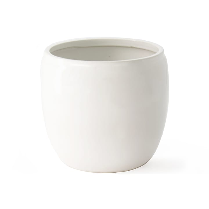 Ernst λουστραρισμένη γλάστρα Ø17,5 cm, Λευκό ERNST