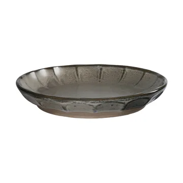 Πιατάκι Ernst από πέτρινα κεραμικά - Γκρι-φυσικό, Ø17x3 εκ. - ERNST