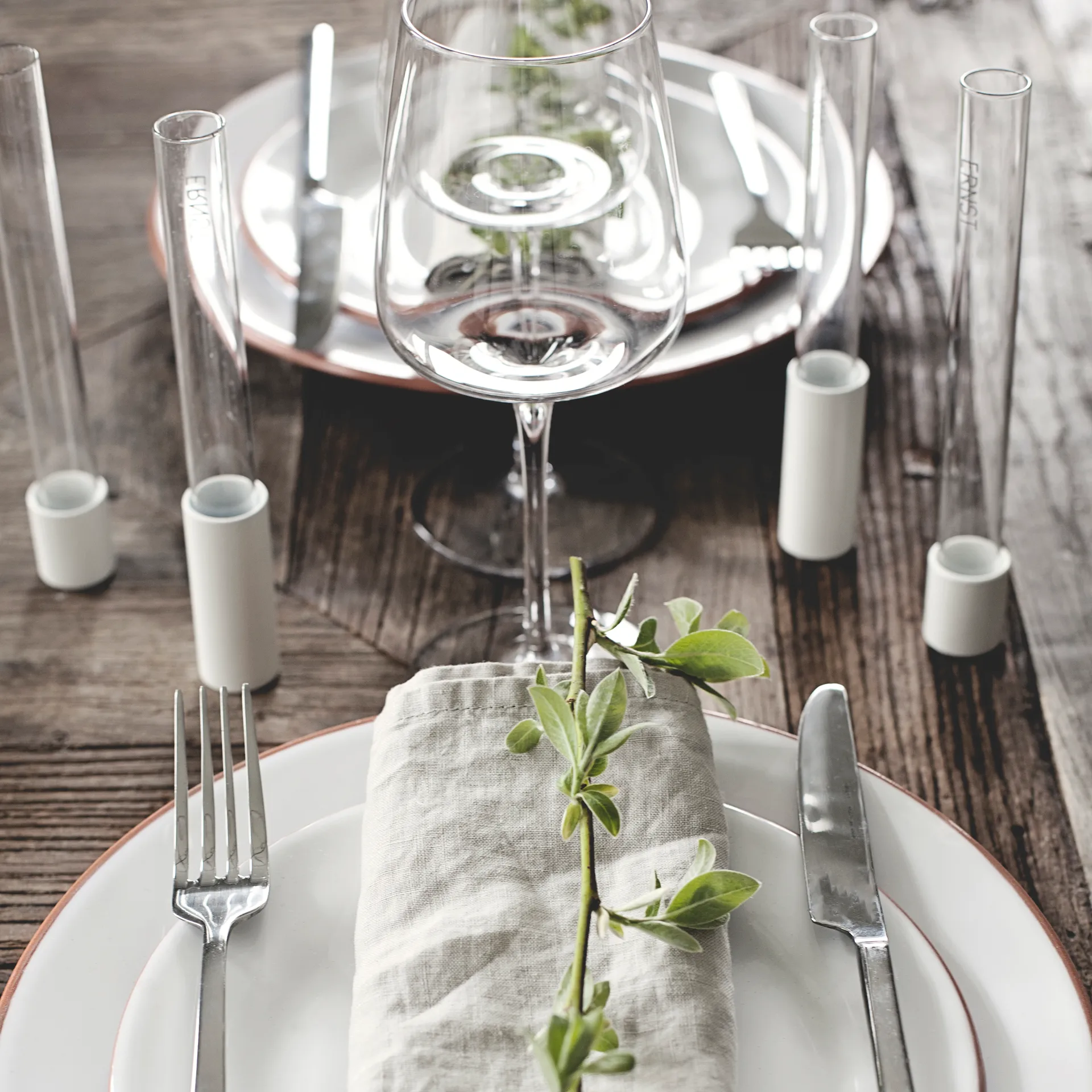 Γυάλινο βάζο και κηροπήγιο Ernst 18 εκ, Διαφανές ERNST