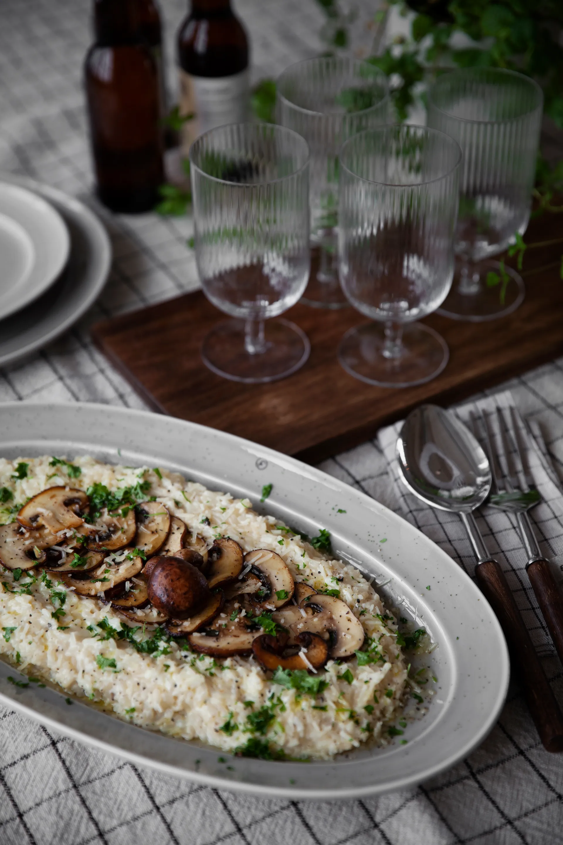 Πιατέλα σερβιρίσματος Ernst οβάλ 18x30 εκ., Βανίλια ERNST