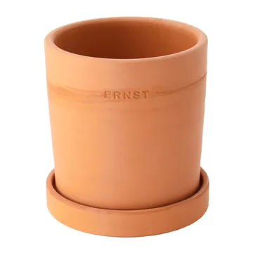 Ernst γλάστρα με πιατάκι τερακότα - Ø 19 cm - ERNST