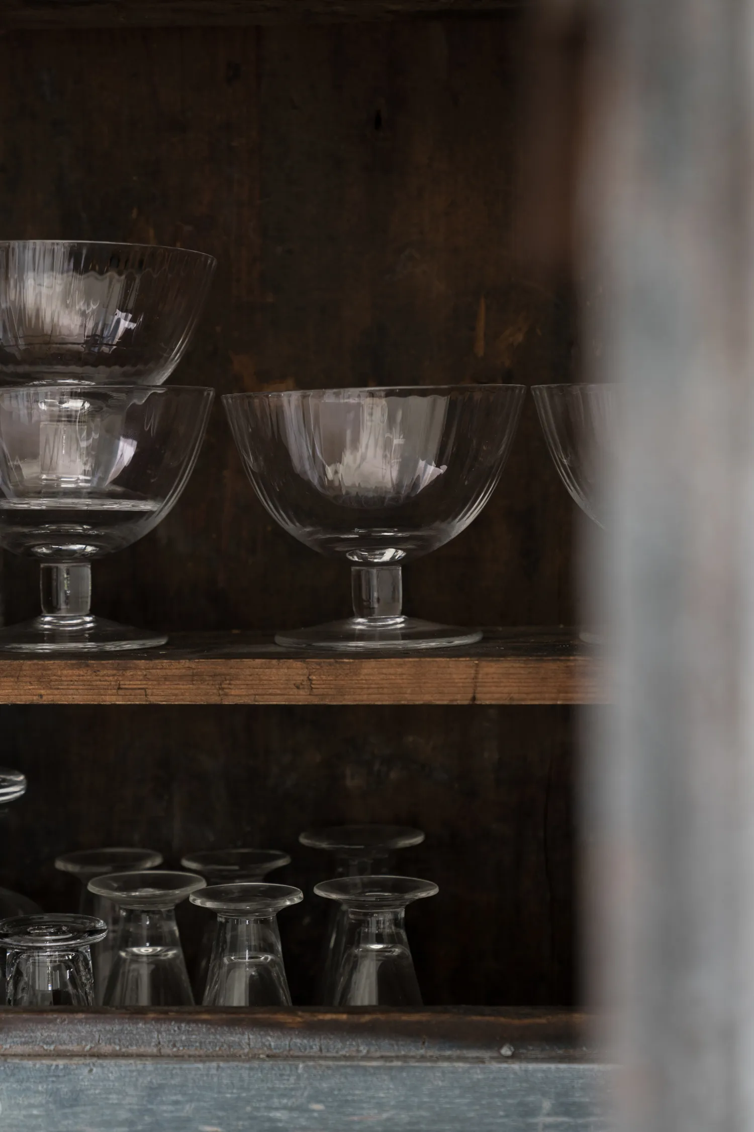 Γυάλινο μπολ με πόδι Ernst σετ των 2 τεμαχίων, Ø10,7 cm ERNST