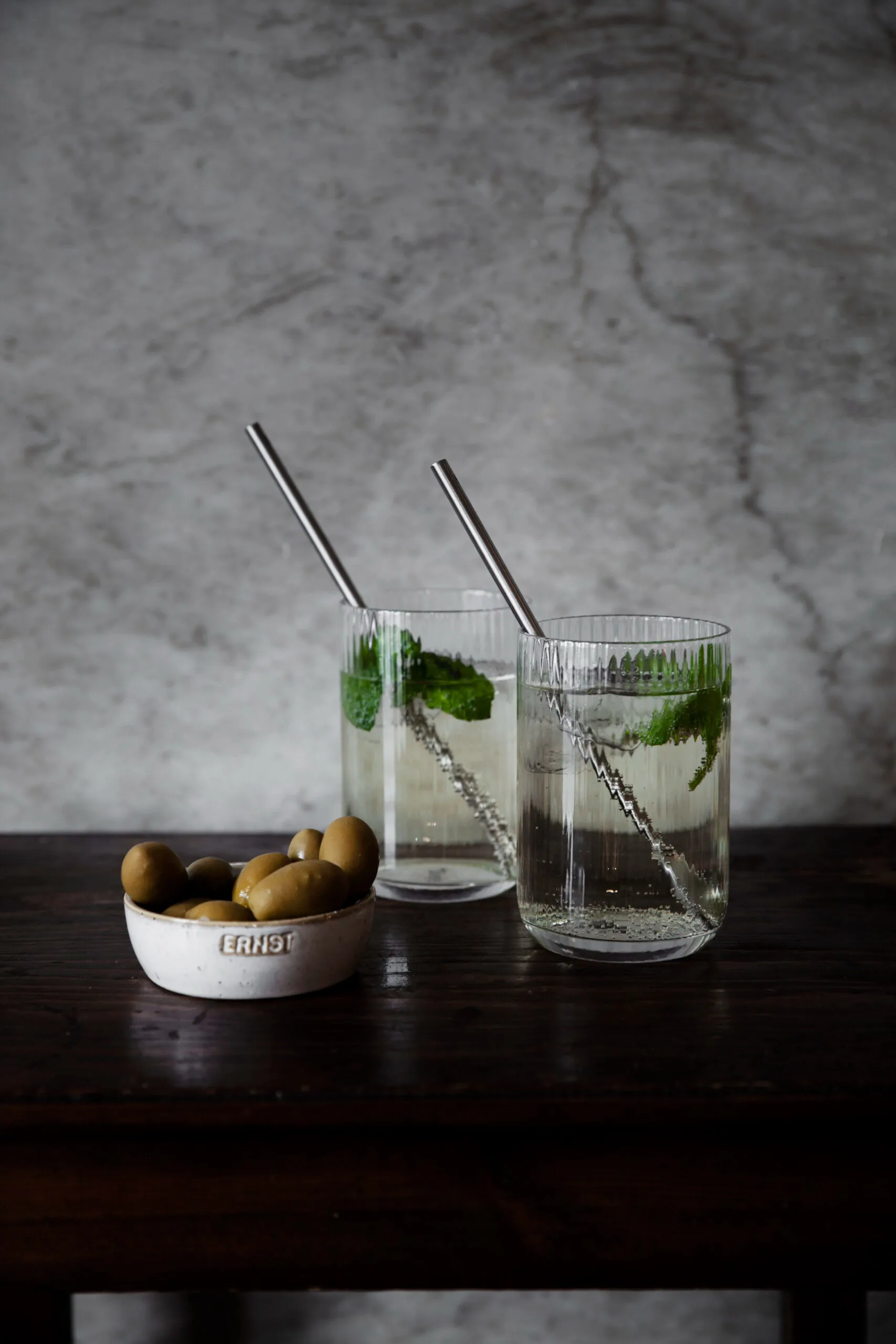 Ποτήρι πόσης Ernst με ραβδώσεις 2 pack, 50 cl ERNST