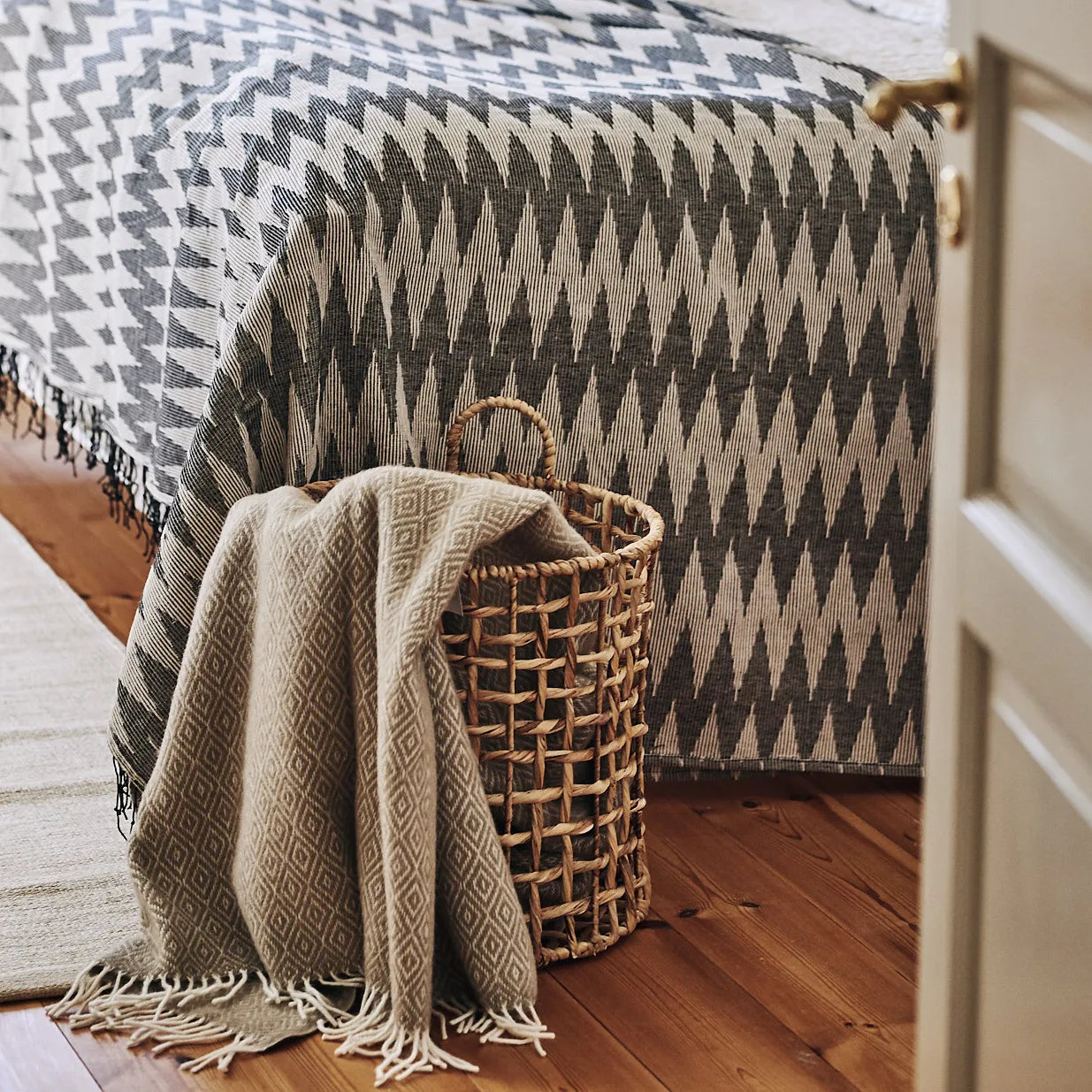 Ernst καλάθι με πλεξούδες Συσκευασία 2 τεμαχίων , φύση ERNST