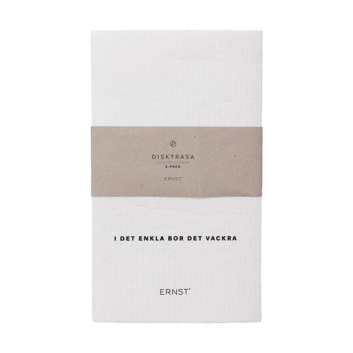 Πετσέτα πιάτων/ριγέ Ernst, 2 τεμ., Λευκό ERNST