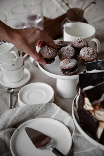 Ernst φλιτζάνι καφέ με πιατάκι 20 cl - Βανίλια - ERNST