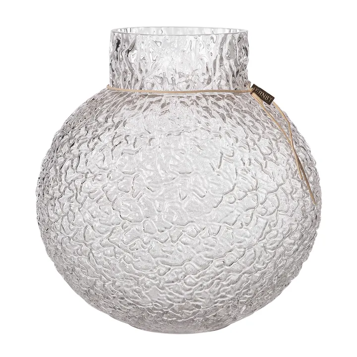 Ernst γυάλινο βάζο με διάφανη υφή - Ø29x30 cm - ERNST