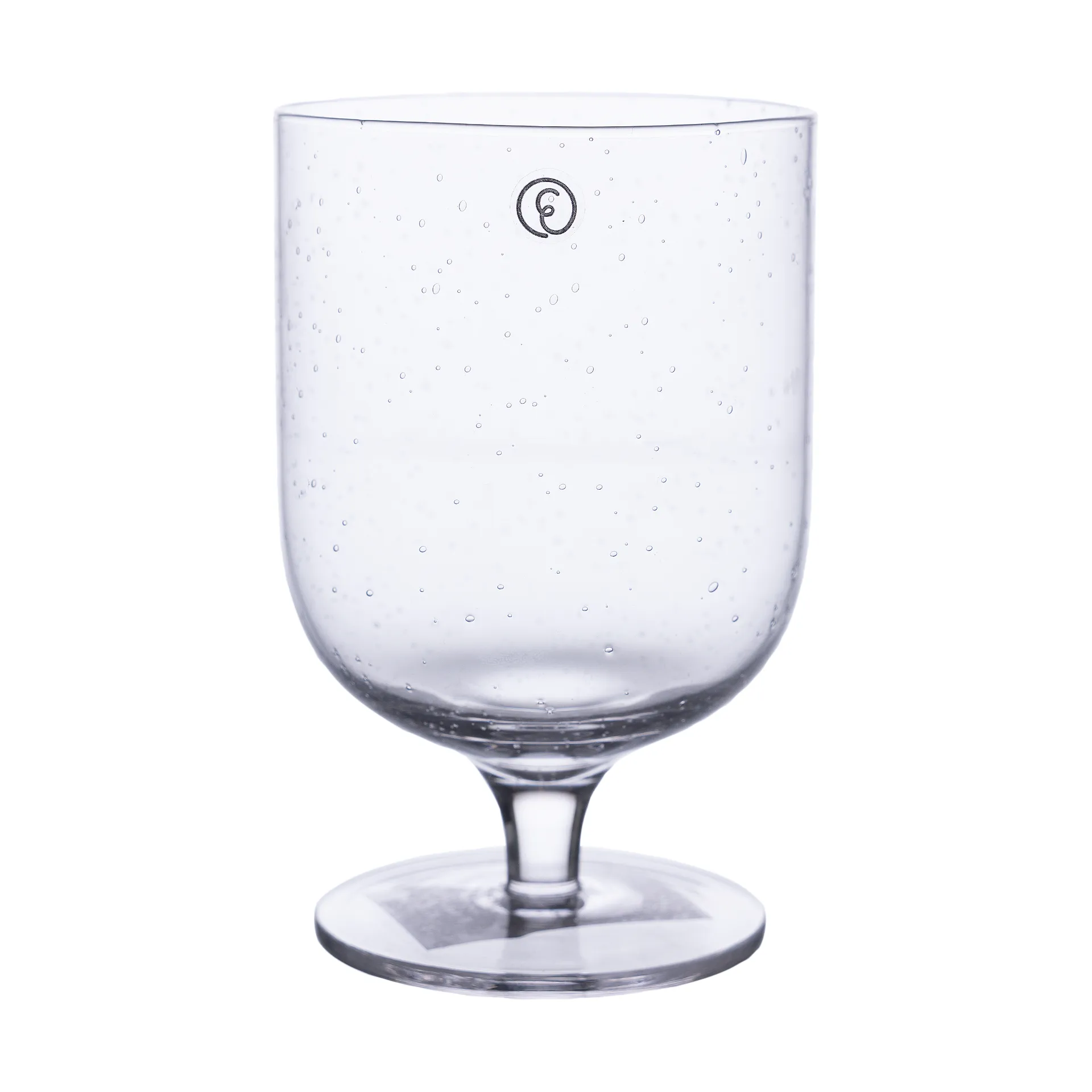 Ποτήρι ποτού Ernst με βάση, ανάγλυφο γυαλί, 30 cl, σετ 2 τεμαχίων, Διαφανές ERNST