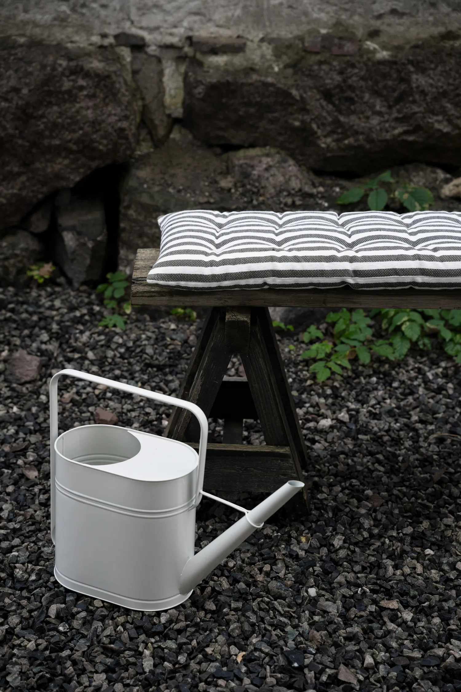 Μαξιλάρι σκαλοπατιών Ernst 30x100 cm, Φασκόμηλο, λευκό ERNST