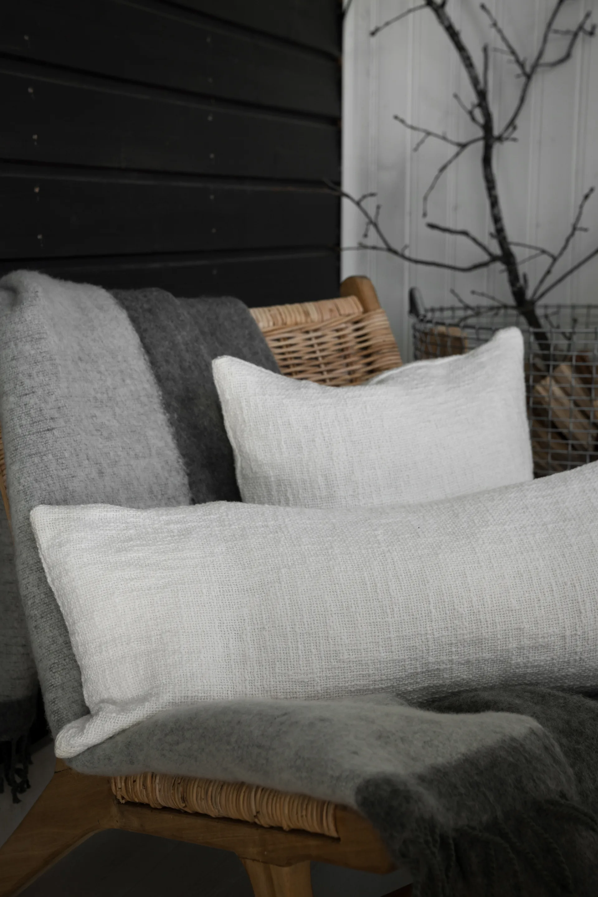 Ernst μαξιλαροθήκη, Λευκό, 30x70 εκ. ERNST