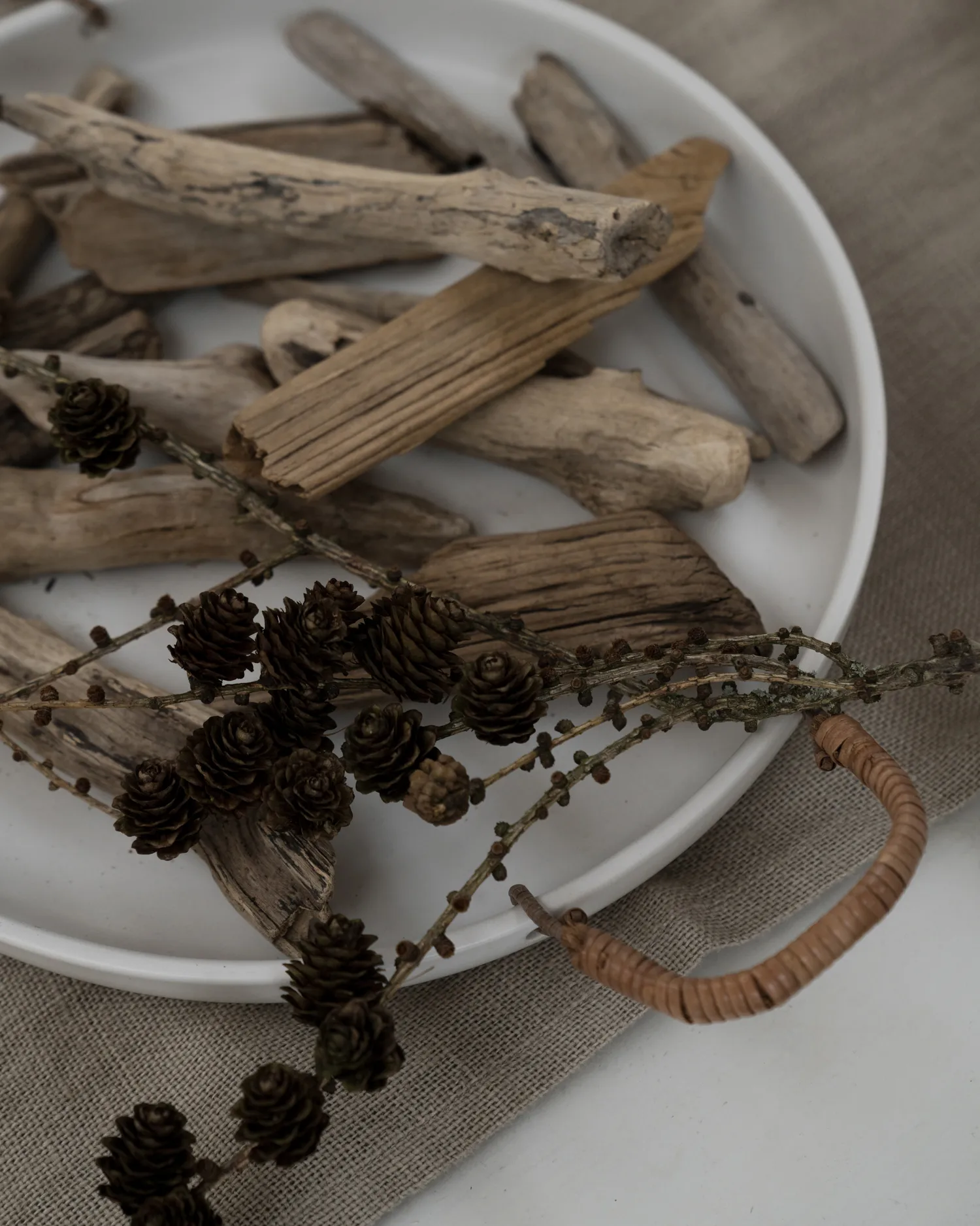 Ernst δίσκος με λαβές λευκός, Ø 35 cm ERNST