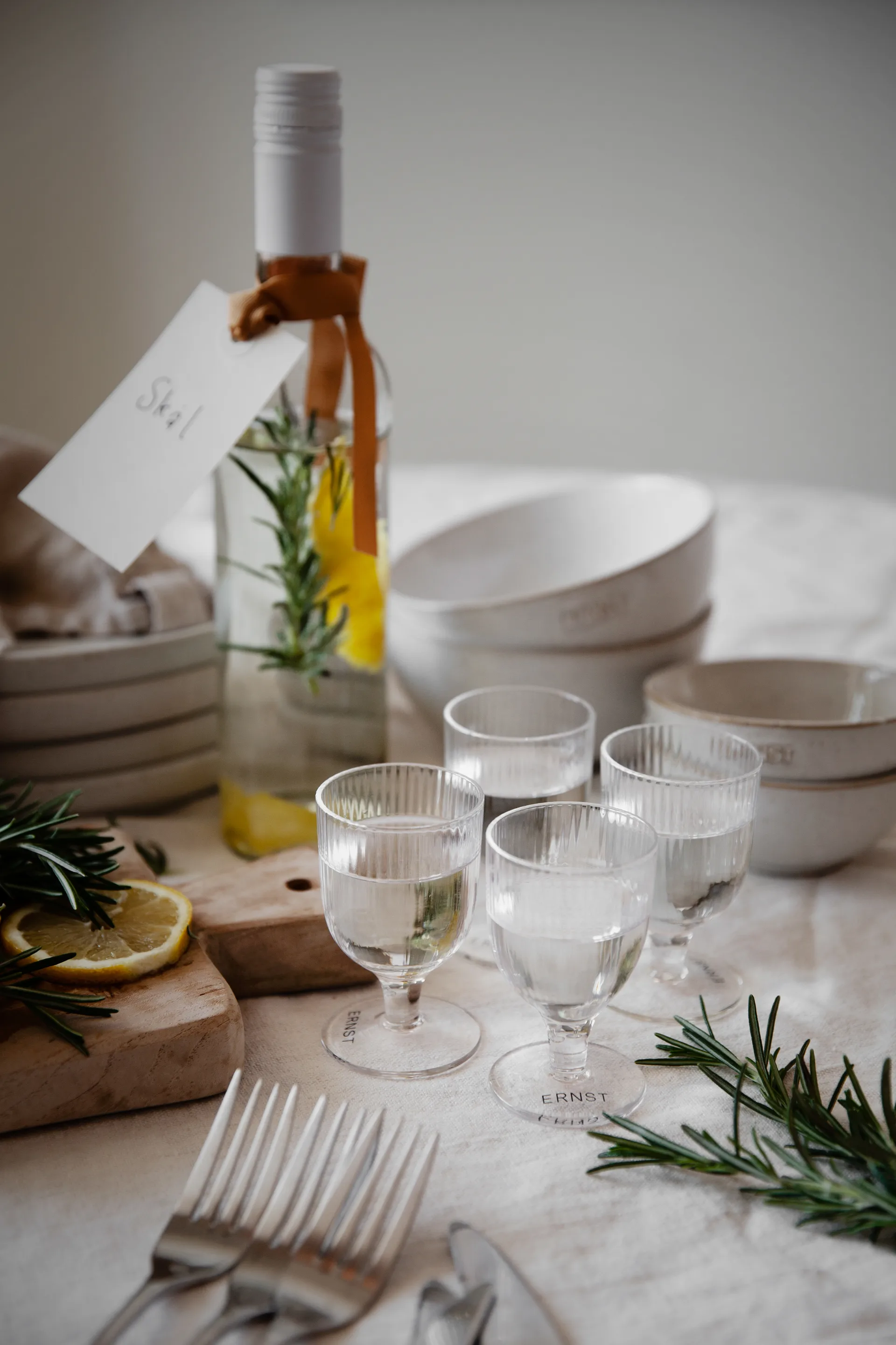 Ernst ποτήρι για σφηνάκι Συσκευασία 4 τεμαχίων , Διαφανές ERNST