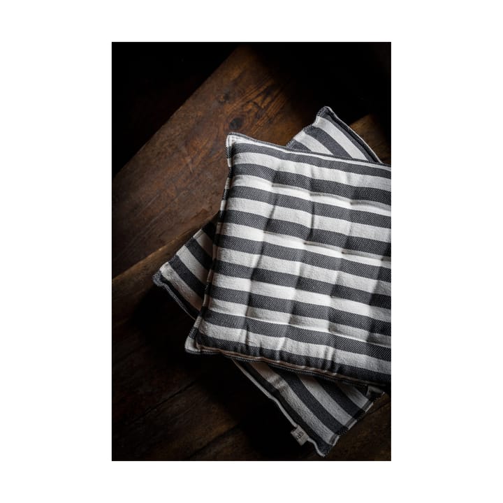 Ernst μαξιλάρι καθίσματος 40x40cm, Natural white-dark grey ERNST
