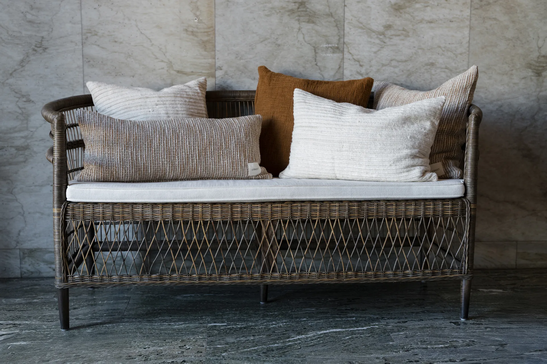 Ernst μαξιλαροθήκη με υφή, Φυσικό, 40x60 εκ. ERNST