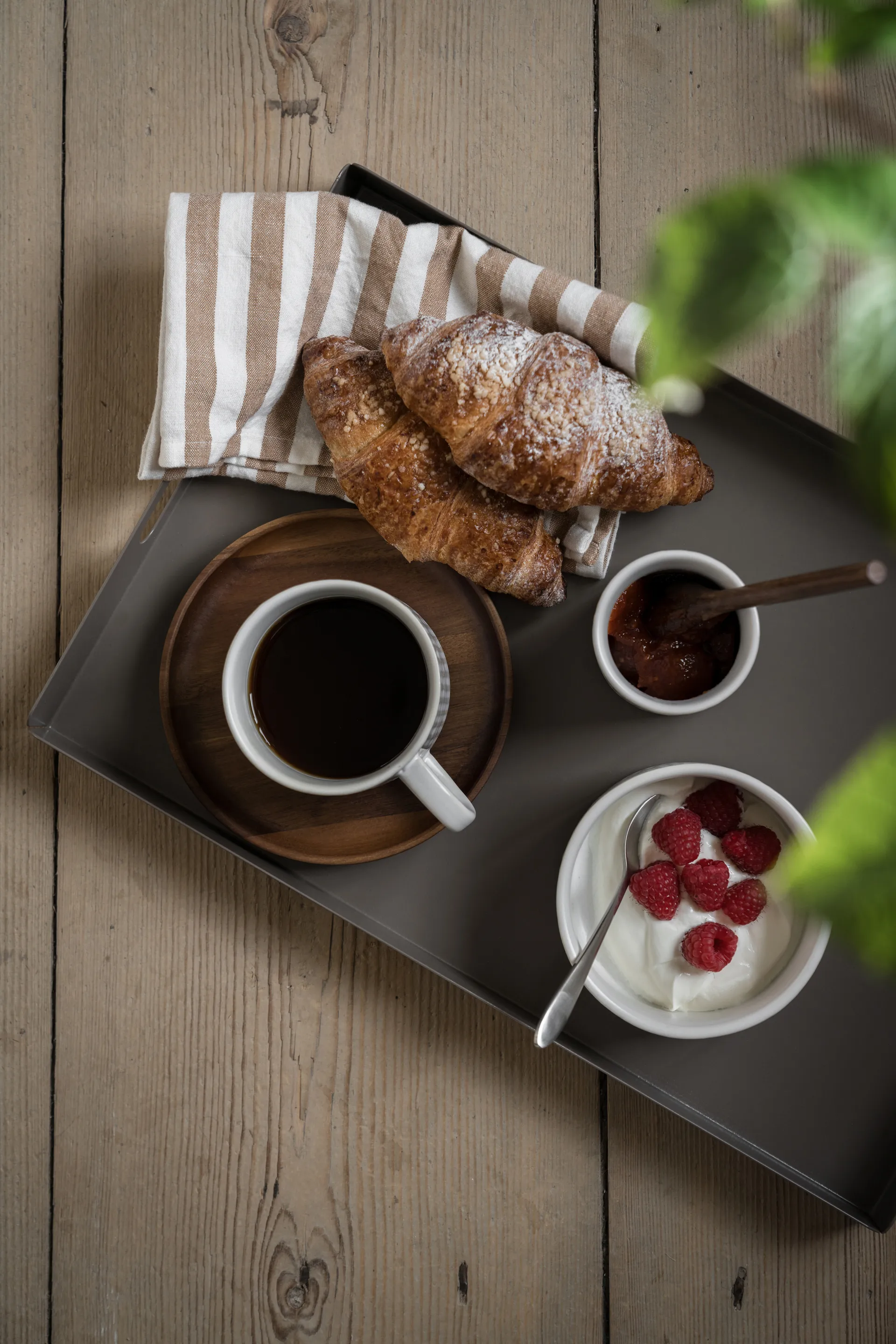 Πετσέτα κουζίνας Ernst φαρδιές ρίγες 47x70 εκ., Kola-λευκό ERNST