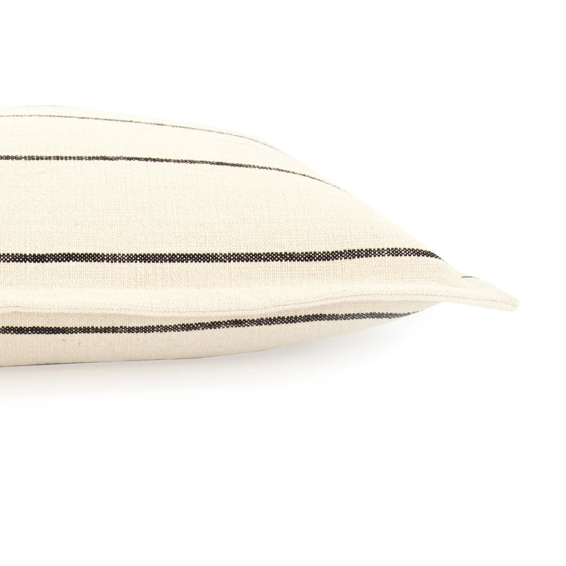 Ernst ριγέ μαξιλαροθήκη 50x50 cm, Φυσικό-μαύρο ERNST