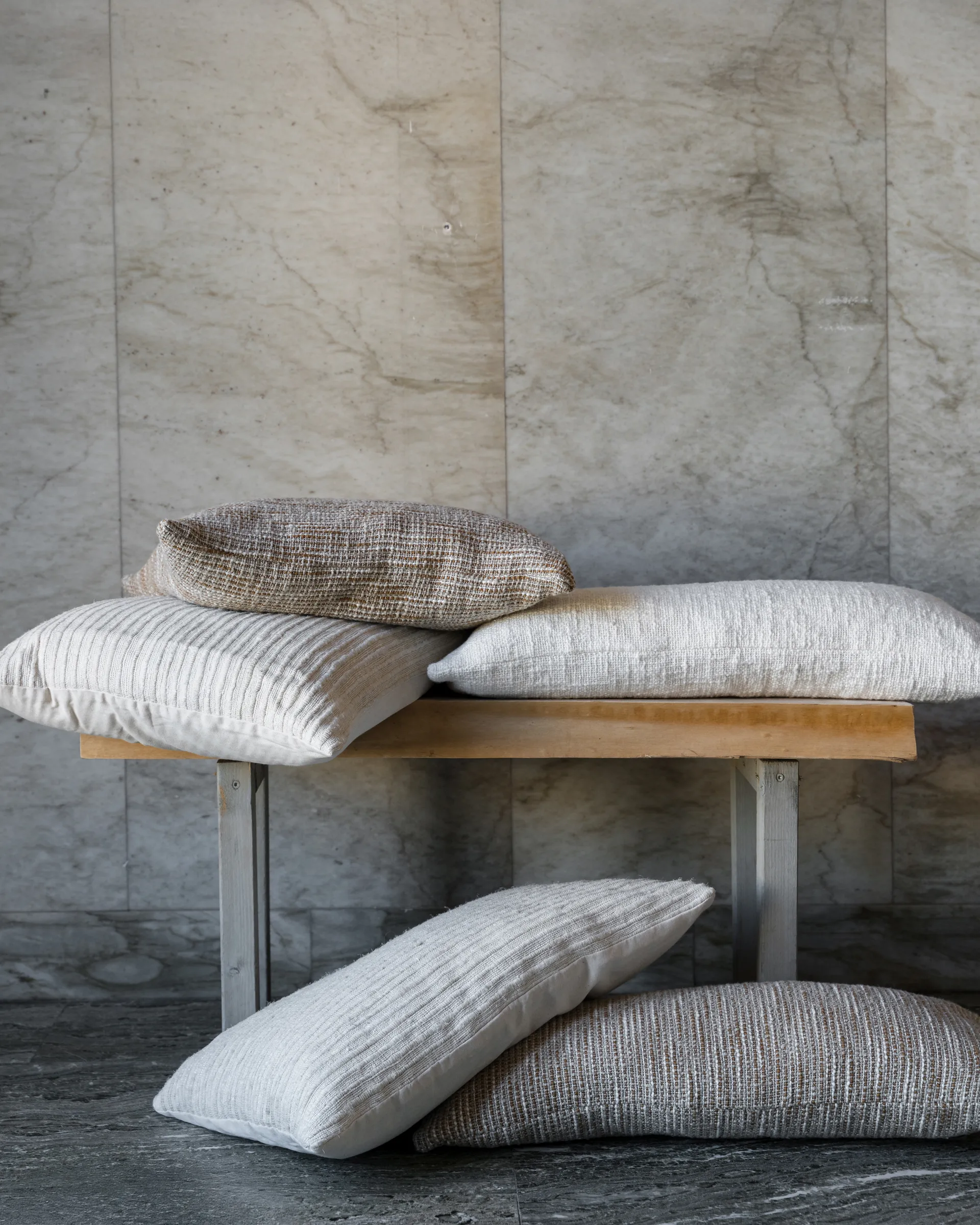 Ernst μαξιλαροθήκη με υφή, Φυσικό, 50x50 εκ. ERNST