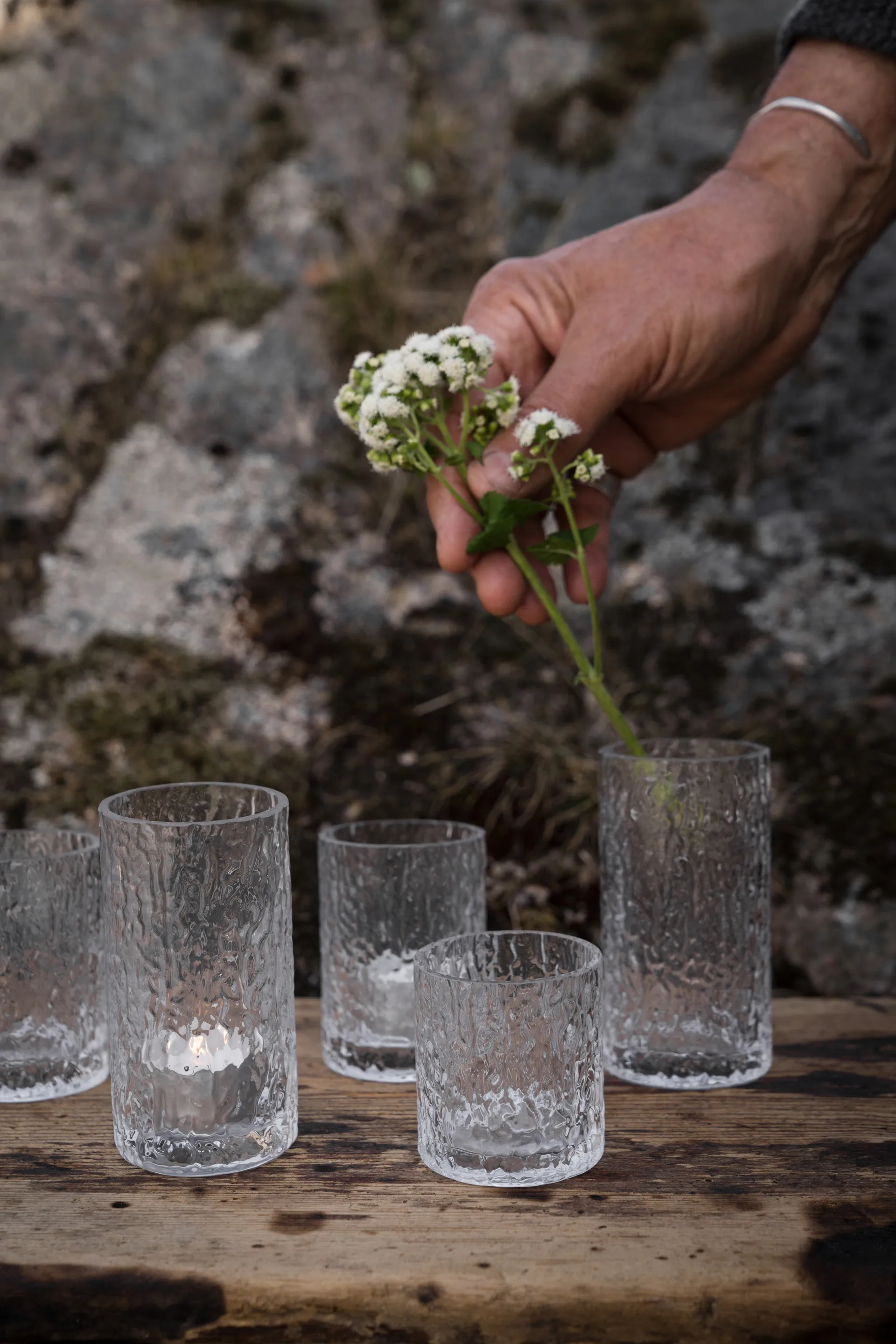 Ernst βάζο/φανάρι με σχέδιο, Ø5,3x6,5 cm ERNST