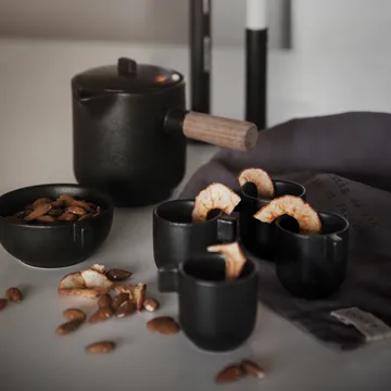 Ernst κούπα για ζεστό κρασί με λαβή 6 cm - μαύρο - ERNST