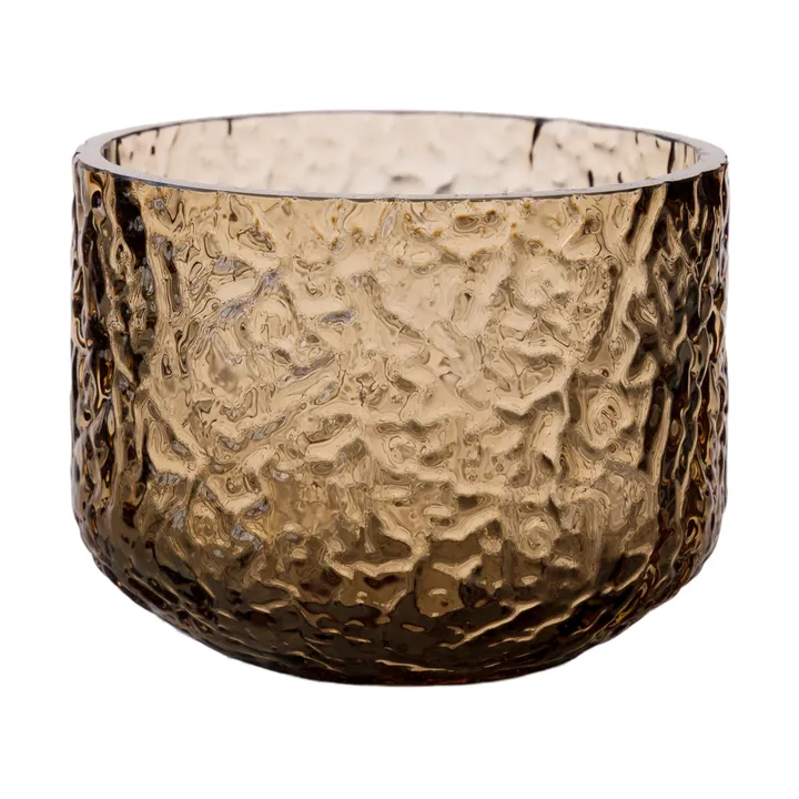 Ernst βάζο/φανάρι με σχέδιο - Κεχριμπάρι, Ø8x6 εκ. - ERNST