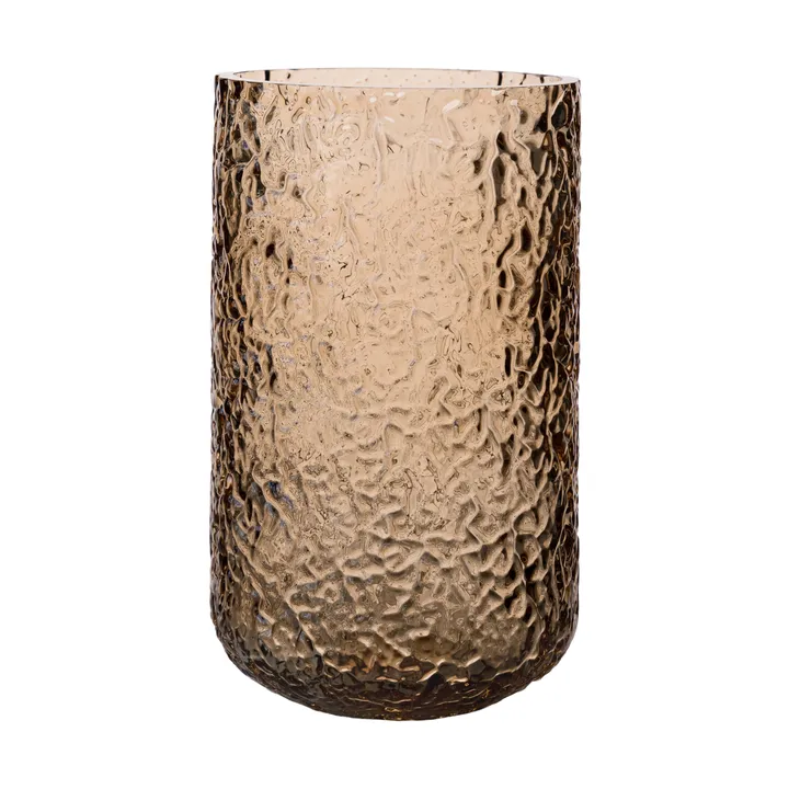 Ernst βάζο/φανάρι με σχέδιο - Κεχριμπάρι, Ø9x15 εκ. - ERNST