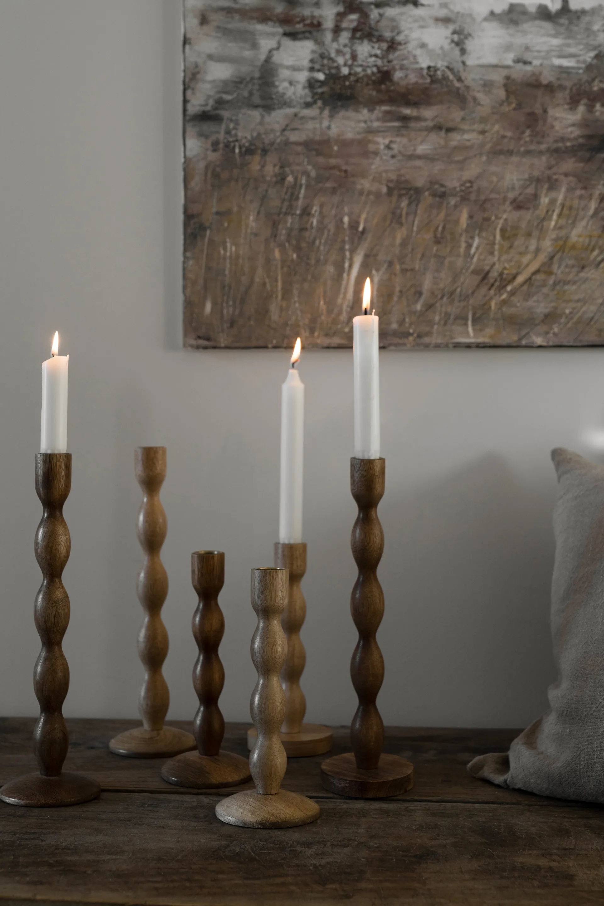 Ernst κηροπήγιο Ø9x31 εκ., Φύσικο ERNST