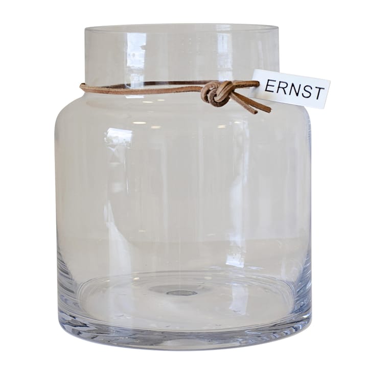 Ernst γυάλινο βάζο H18cm Ø12.5cm - διαφανές - ERNST